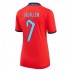 Maillot de foot Angleterre Jack Grealish #7 Extérieur vêtements Femmes Monde 2022 Manches Courtes